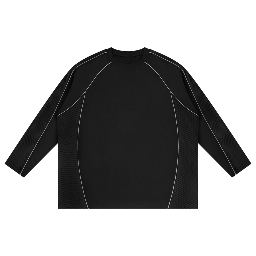 Long Sleeve Mesh Soccer Jersey